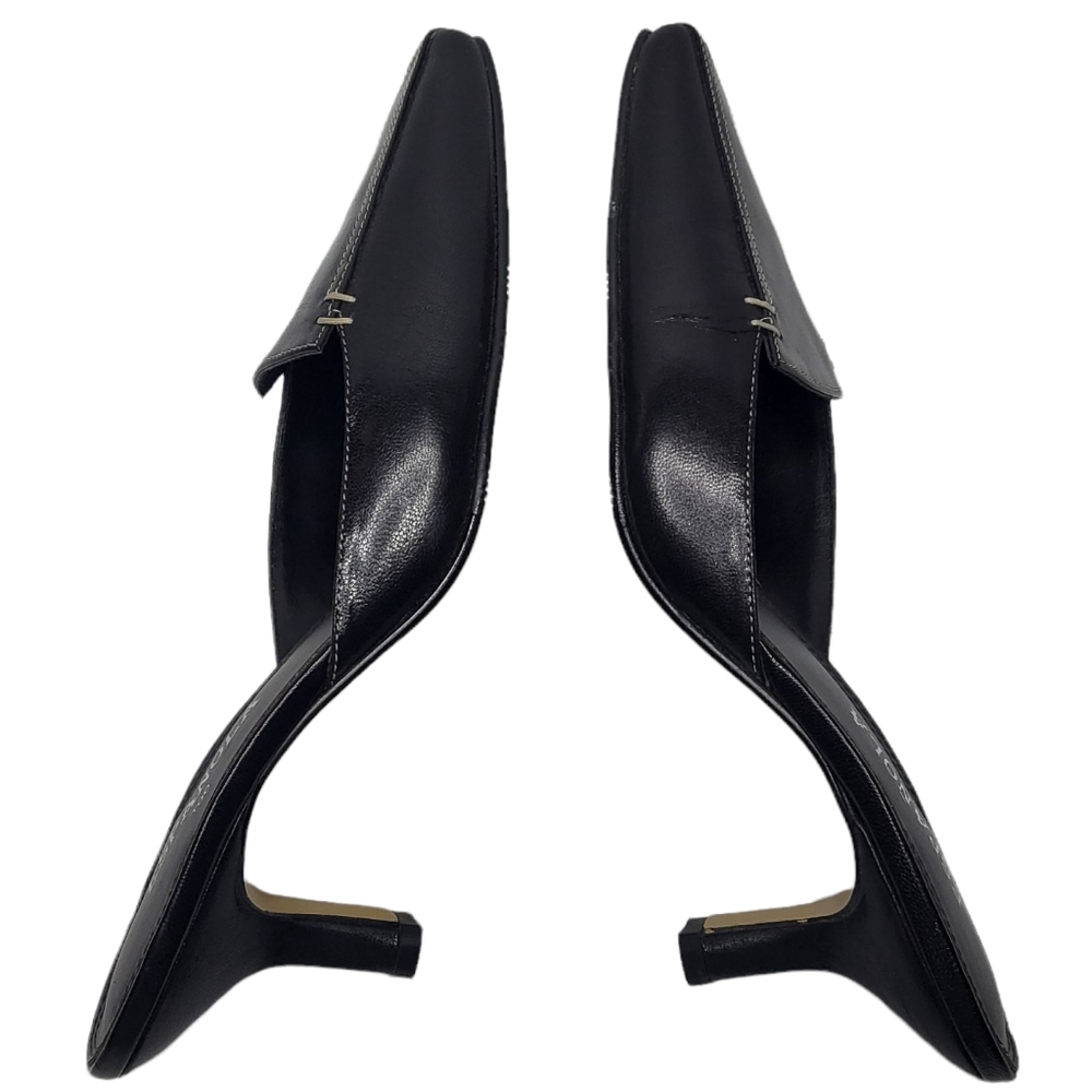 Española Amalia Black Mule Heels - Picture 4 of 7